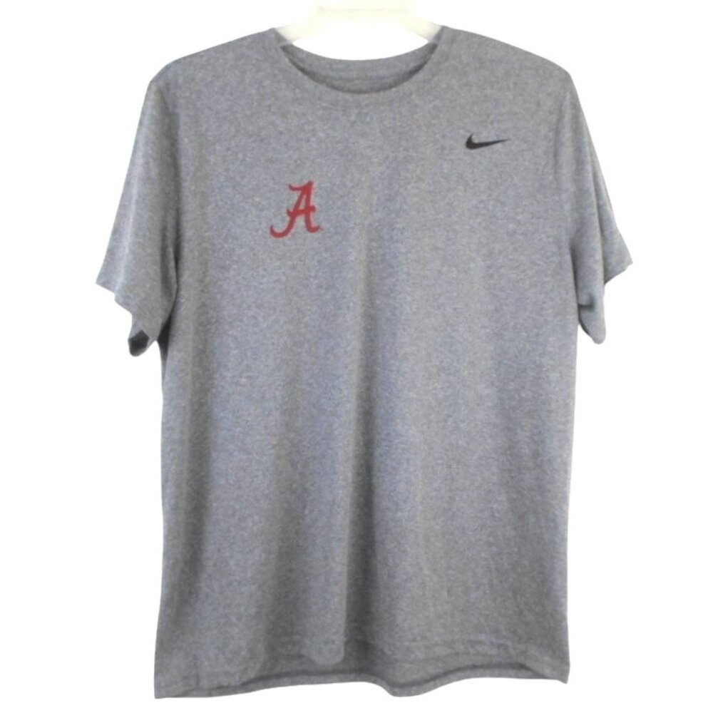Nike Dri Fit Alabama Crimson Tide 2017 National Champions Gray Heather T-Shirt